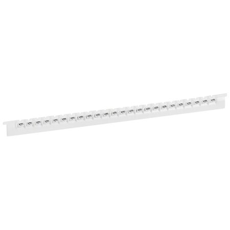 MEMOCAB - Markers for wiring black numbers on white background 2.5x2.5mm number 6 slide-in pack of 600