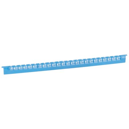MEMOCAB - Markers for wiring numbers - colour code 2.5x2.5mm blue number 6 slide-in pack of 600