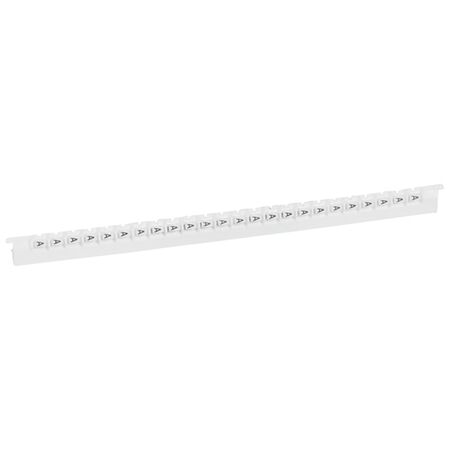 MEMOCAB - Markers for wiring black capital letters on white background 2.5x2.5mm letter A slide-in pack of 240