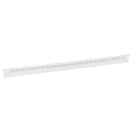 MEMOCAB - Markers for wiring black capital letters on white background 2.5x2.5mm letter C slide-in pack of 240