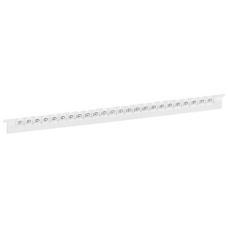 MEMOCAB - Markers for wiring black capital letters on white background 2.5x2.5mm letter G slide-in pack of 240