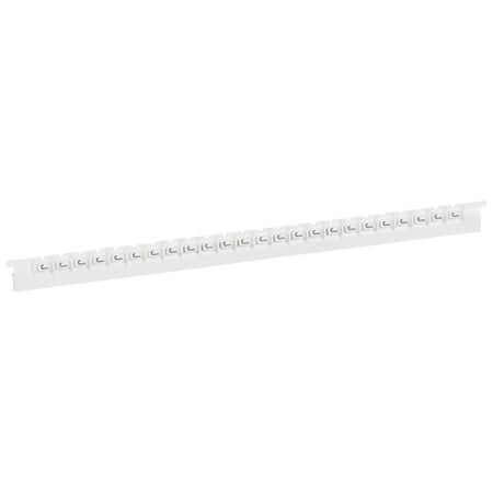 MEMOCAB - Markers for wiring black capital letters on white background 2.5x2.5mm letter J slide-in pack of 240