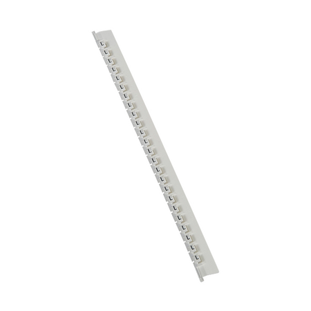 MEMOCAB - Markers for wiring black capital letters on white background 2.5x2.5mm letter L slide-in pack of 240