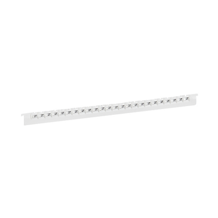 MEMOCAB - Markers for wiring black capital letters on white background 2.5x2.5mm letter N slide-in pack of 240