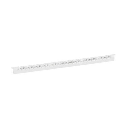 MEMOCAB - Markers for wiring black capital letters on white background 2.5x2.5mm letter Q slide-in pack of 240