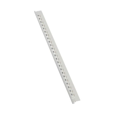 MEMOCAB - Markers for wiring black capital letters on white background 2.5x2.5mm letter X slide-in pack of 240