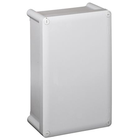 Enclosure - IP55 plastic box 180Hx140Wx86Dmm no knock-outs