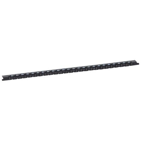 MEMOCAB - Markers for wiring numbers - colour code 2.5x2.5mm black number 0 slide-in pack of 600