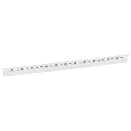 MEMOCAB - Markers for wiring black capital letters on white background 2.5x2.5mm letter B slide-in pack of 240