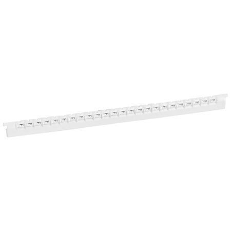 MEMOCAB - Markers for wiring black capital letters on white background 2.5x2.5mm letter F slide-in pack of 240