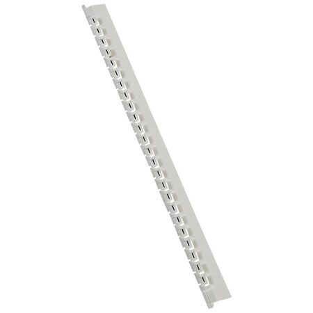 MEMOCAB - Markers for wiring black capital letters on white background 2.5x2.5mm letter I slide-in pack of 240