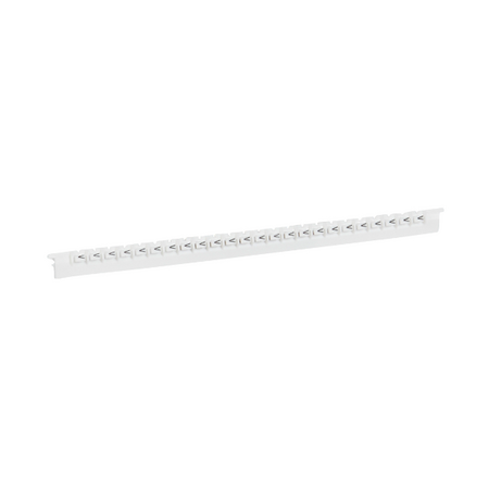 MEMOCAB - Markers for wiring black capital letters on white background 2.5x2.5mm letter V slide-in pack of 240