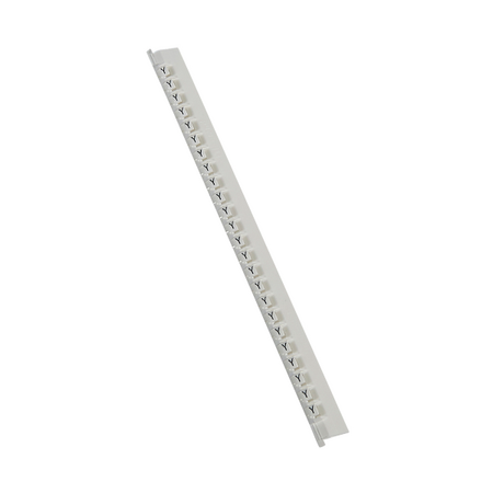MEMOCAB - Markers for wiring black capital letters on white background 2.5x2.5mm letter Y slide-in pack of 240