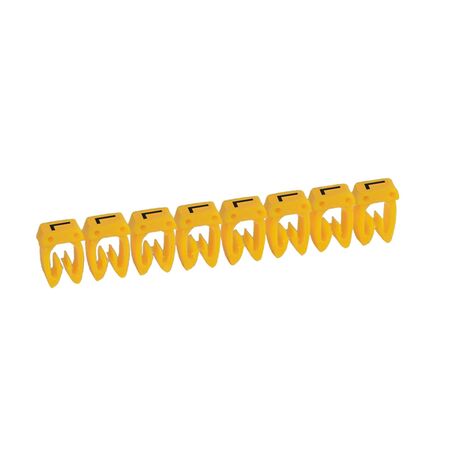 CAB3 - Markers for terminal blocks and wiring 0.5 to 1.5mm² black letters on yellow background 0.5-1.5mm² letter L pack of 300