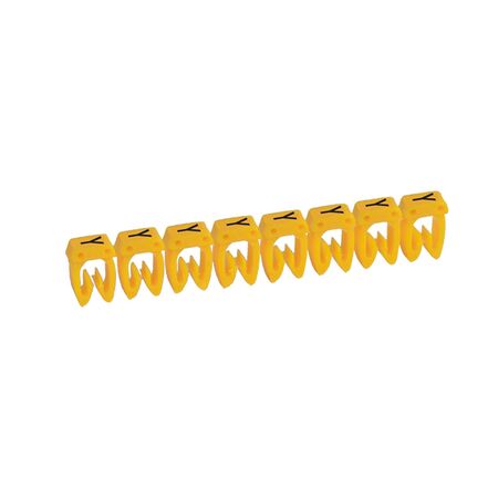 CAB3 - Markers for terminal blocks and wiring 0.5 to 1.5mm² black letters on yellow background 0.5-1.5mm² letter Y pack of 300