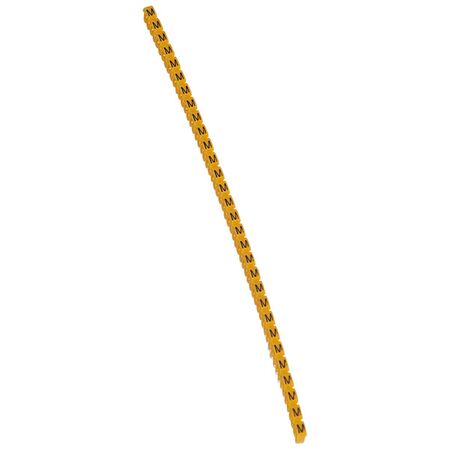CAB3 - Markers for wiring 1.5 to 2.5 mm² black letters on yellow background 1.5-2.5mm² letter M pack of 300