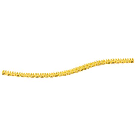 CAB3 - Markers for wiring 1.5 to 2.5 mm² black letters on yellow background 1.5-2.5mm² letter N pack of 300