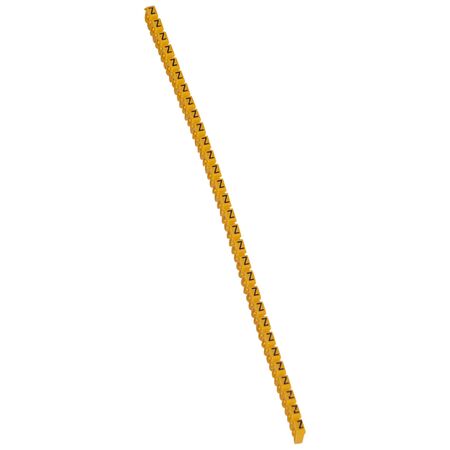 CAB3 - Markers for wiring 1.5 to 2.5mm² black letters on yellow background 1.5-2.5mm² letter Z pack of 300