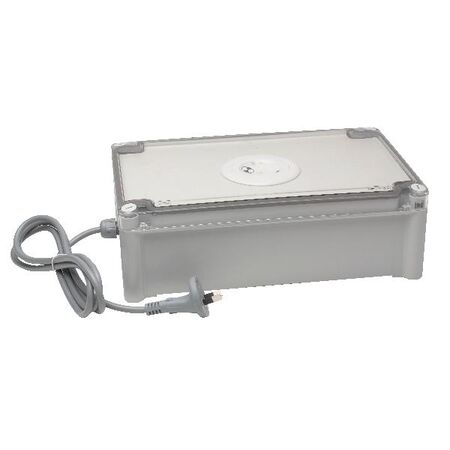 Enclosure - IP55 plastic box 270Hx170Wx86Dmm transparent cover no knock-outs