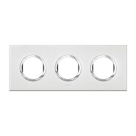 ARTEOR SCS Round 3 Module Horizontal Coverplate White