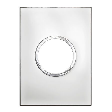 ARTEOR Round 2 Module Vertical Coverplate Mirror White