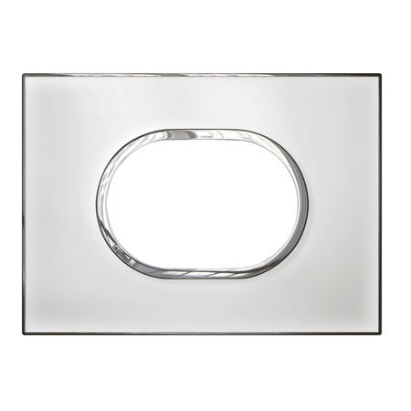 ARTEOR Round 3 Module Horizontal Coverplate Mirror White
