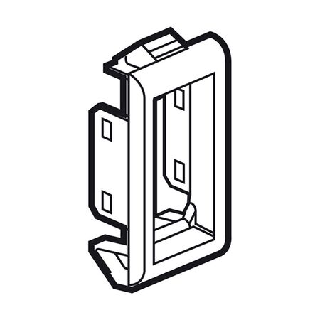 Arteor - Panel mounting support - for 1-3 mm thick panels - 1 module