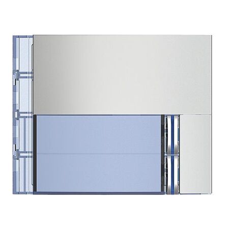 Bticino Sfera New Single Column 2 Pushbutton Front Cover Plate Allmetal