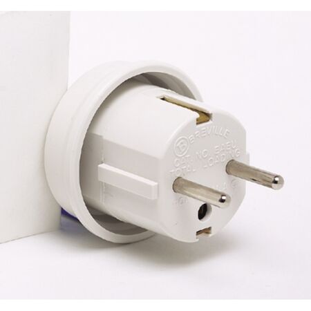 HPM 10A 2400W AUS/NZ to EUR Travel Adaptor White