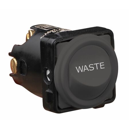 Excel Life - Engraved rocker switch mechanism 2 way 16AX 240V a.c. WASTE engraved urban grey