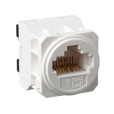 HPM VIVO Cat6 Data Outlet White