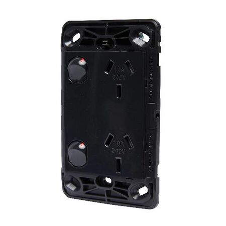 HPM VIVO 10A Vertical Double Power Point Dark Grey