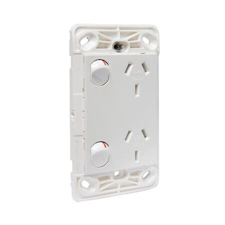 HPM VIVO 10A Vertical Double Power Point White