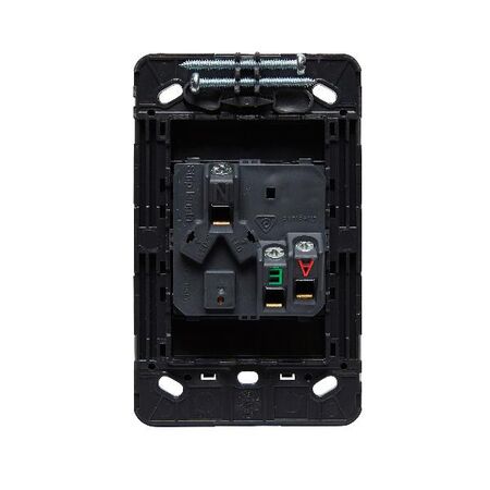 HPM VIVO 10A Vertical Single Power Point Dark Grey