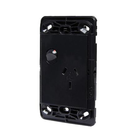 HPM VIVO 10A Vertical Single Power Point Dark Grey