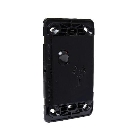 HPM VIVO 10A Vertical Single Power Point Dark Grey