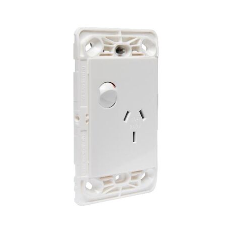 HPM VIVO 10A Vertical Single Power Point White