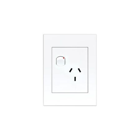 HPM VIVO 10A Vertical Single Power Point White