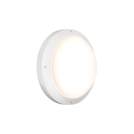 HPM OROYA 16W Cool White LED Bunker Light White body
