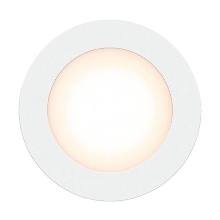 HPM AZALEA 11W 800lm LED Warm White Dimmable Downlight with External Driver 90mm White