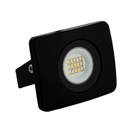 HPM Leana 8W 650lm LED Cool White Slimline Floodlight Black
