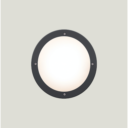 HPM OROYA 16W LED Cool White Bunker Light Black