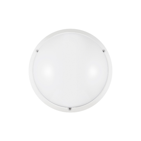 HPM OROYA 16W Cool White LED Bunker Light White body