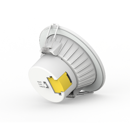 HPM Zyla Plus Flicker Free LED Tri-Colour Flush Downlight 90mm White