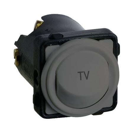 Excel Life - Engraved rocker switch mechanism 16A Engraved TV urban grey