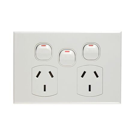 Double Power Point with Extra Switch