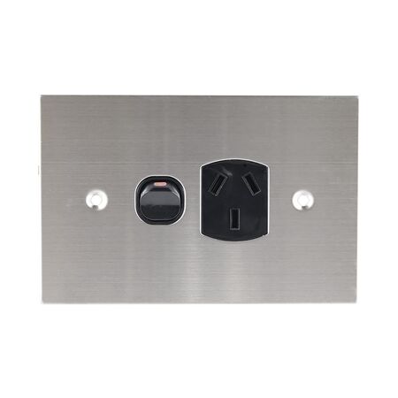 Single Power Point – BLACK