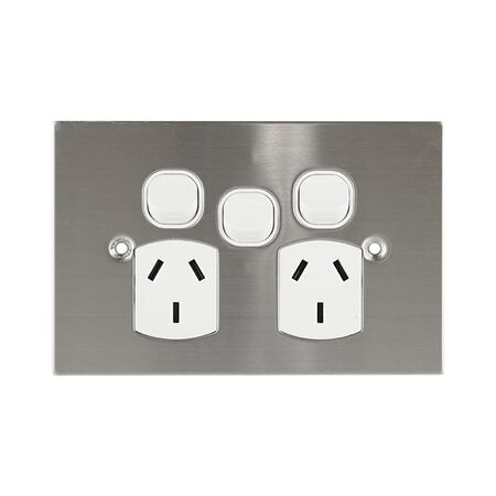 Double Power Point with Extra Switch