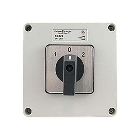 IP55 Changeover Switch 3 Pole 500V AC 25A