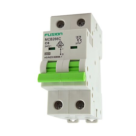 Circuit Breaker 2 Pole 6kA 10A